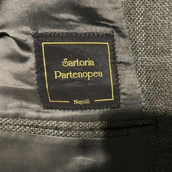 Green light plaid jacket. Sartoria partenopea napoli - Picture 2 of 3